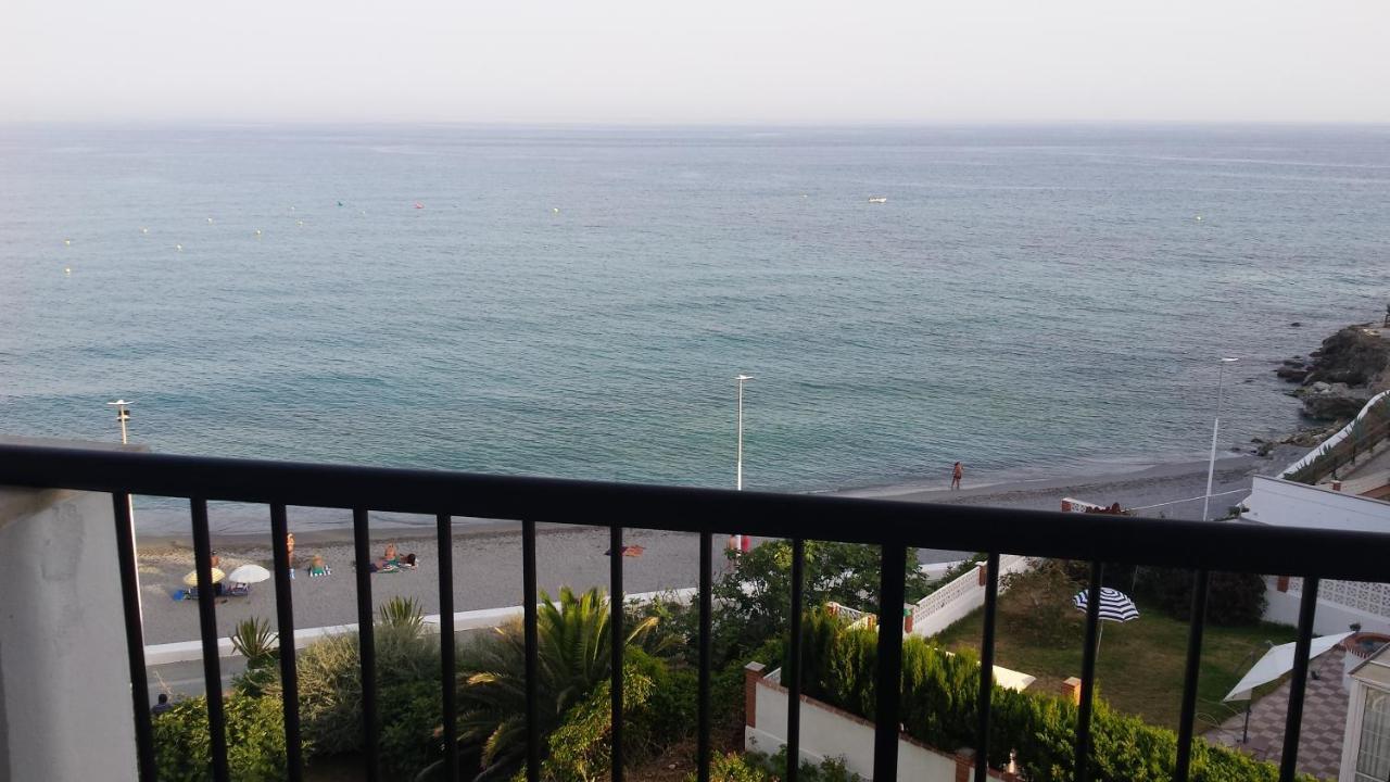 Precioso Apartamento Frontal Al Mar Nerja Eksteriør billede